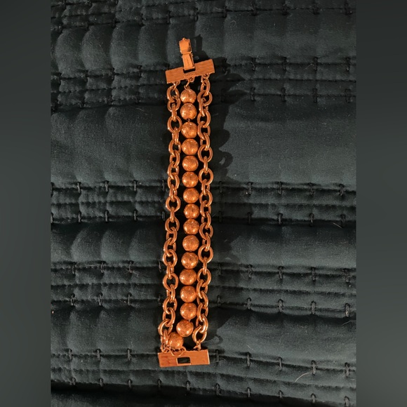 Spectacular Monet Elegant Gold Chain Bracelet - Picture 1 of 8